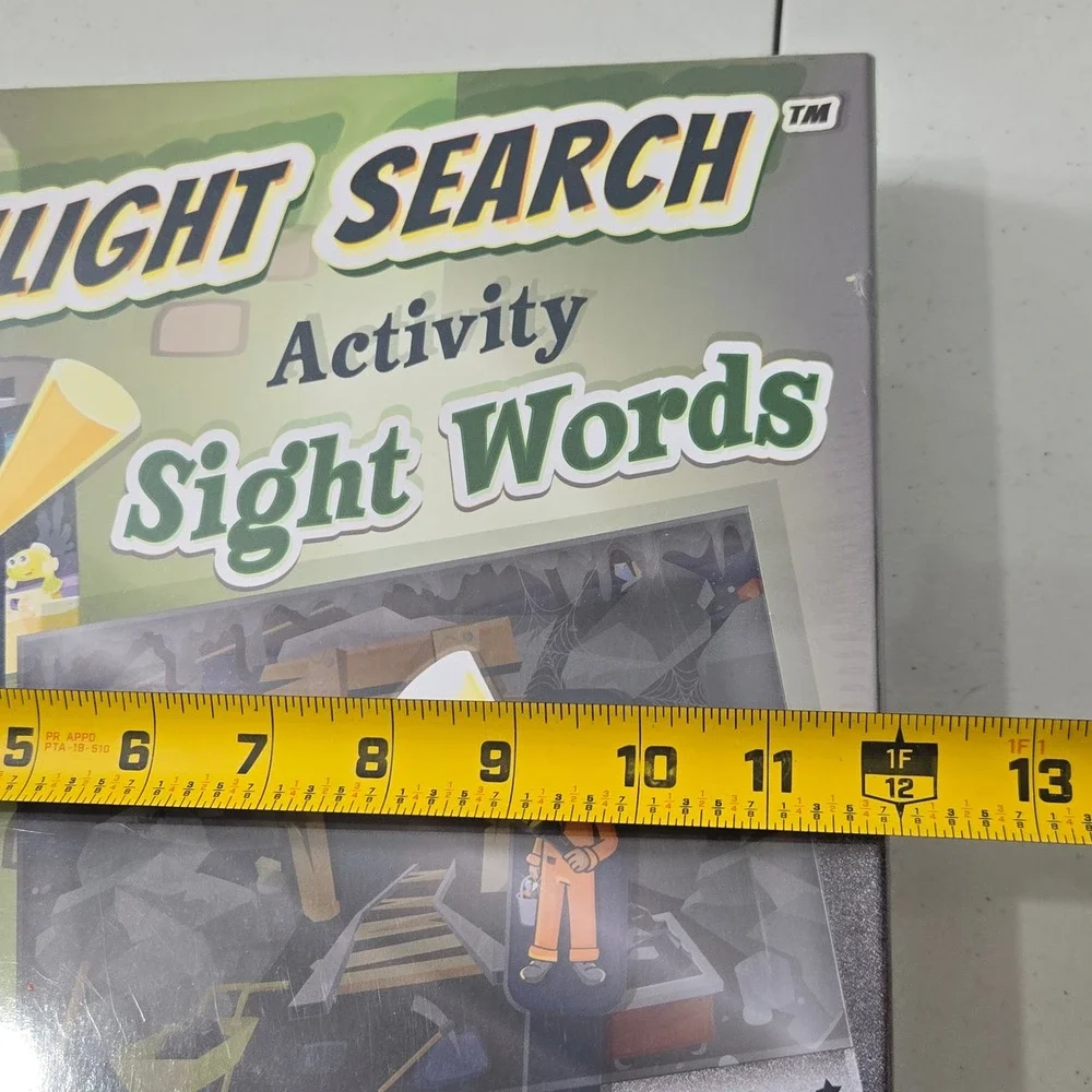 Really Good Stuff Flashlight Search Activity Sight Words Educational Game 5+